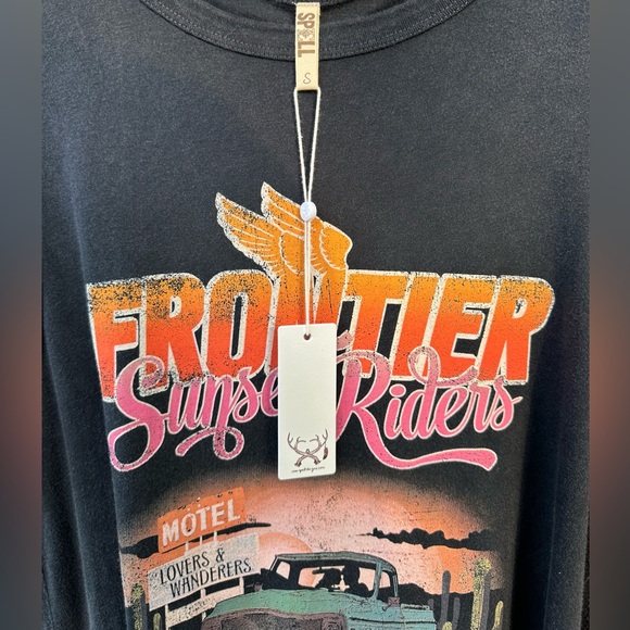 Spell BNWT Sunset Rider Tee Shirt Dress Size Small - Picture 3 of 8
